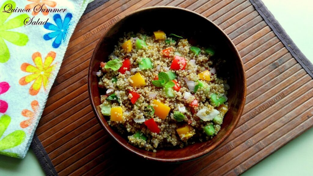 Quinoa Salad: इन गर्मियों में हरी सब्जी और गोल्डन बीट का सलाद बना के खाये