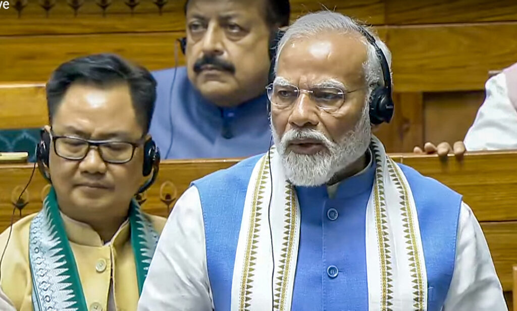 PM Modi speech in Lok Sabha: