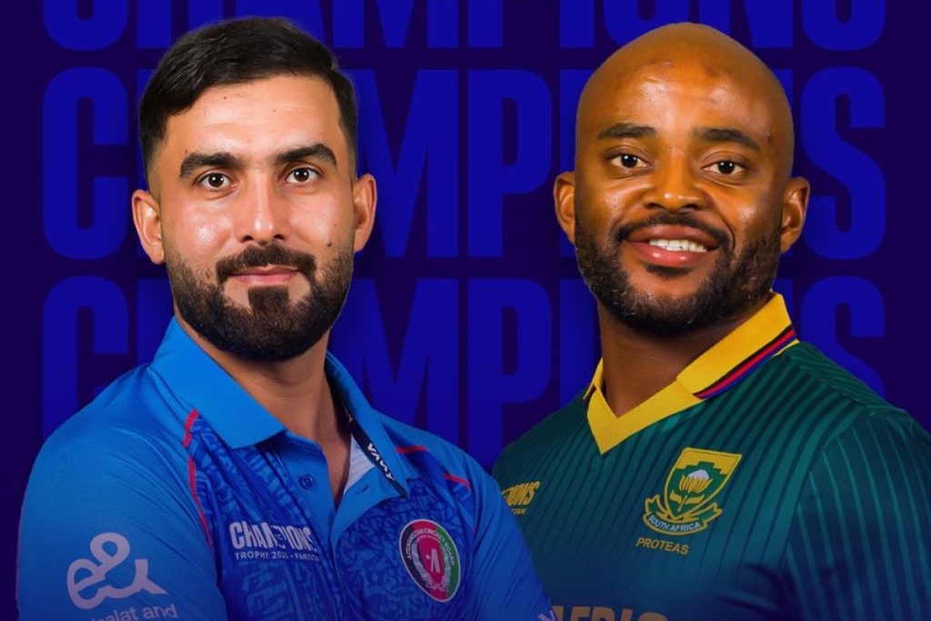 SA vs AFG: दक्षिण अफ्रीका और अफगानिस्तान के बीच चैंपियंस ट्रॉफी का तीसरा मुकाबला, प्लेइंग इलेवन और पिच रिपोर्ट SA vs AFG: दक्षिण अफ्रीका और अफगानिस्तान के बीच चैंपियंस ट्रॉफी का तीसरा मुकाबला, प्लेइंग इलेवन और पिच रिपोर्ट
