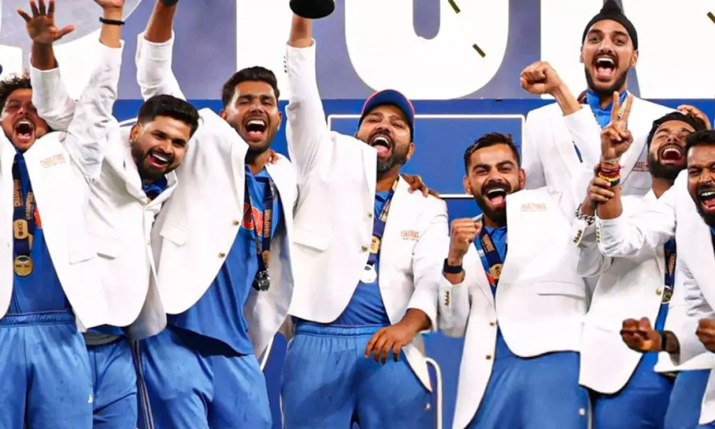 ICC Champions Trophy 2025: टीम इंडिया को चैंपियन बनने के बाद व्हाइट ब्लेजर क्यों मिला? चैंपियंस ट्रॉफी और 'व्हाइट ब्लेजर' की कहानी
