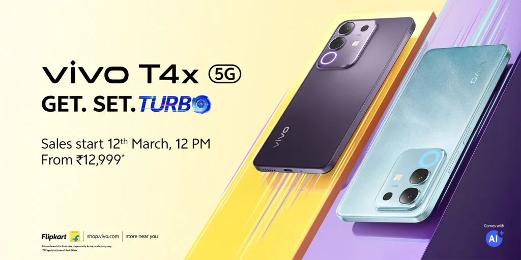 Vivo T4x 5G भारत में लॉन्च हुआ, बैटरी 6,500mAh है, 14 हजार रुपये से कम कीमत