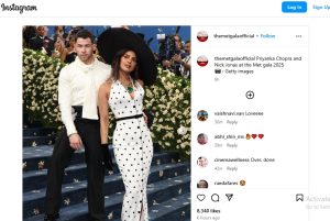 Met Gala 2025: प्रियंका चोपड़ा ने मेट गाला में पोलका डॉट ड्रेस में फैशन का जलवा बिखेरा, पति निक का हाथ थामे मेट गाला में पहुंचीं