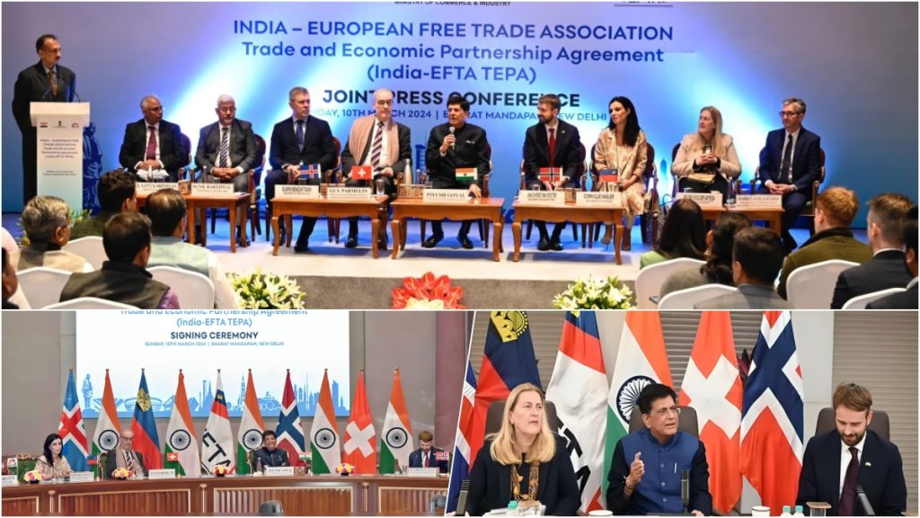 India-Europe FTA Update: भारत ने यूरोप के चार देशों से किया Free Trade Agreement, सस्ती होंगी स्विस घड़ियाँ और चॉकलेट