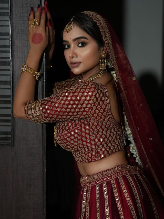 मनीषा रानी का ब्राइडल लुक वायरल: लाल जोड़े में फ्लॉन्ट की मेहंदी, फैंस बोले – “क्या शादी कर ली?”