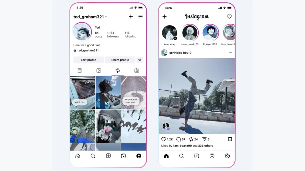 Instagram Repost Feature: इंस्टाग्राम ने लॉन्च किया नया Repost फीचर, अब रील्स और पोस्ट शेयर करना हुआ बेहद आसान