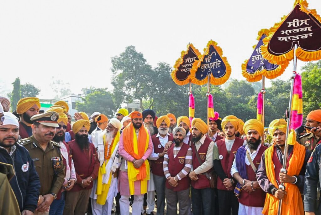 शीश मार्ग यात्रा’ में गुरु तेग बहादुर जी को नमन, CRPF कैंप चंडीगढ़ में हुआ श्रद्धा संचय