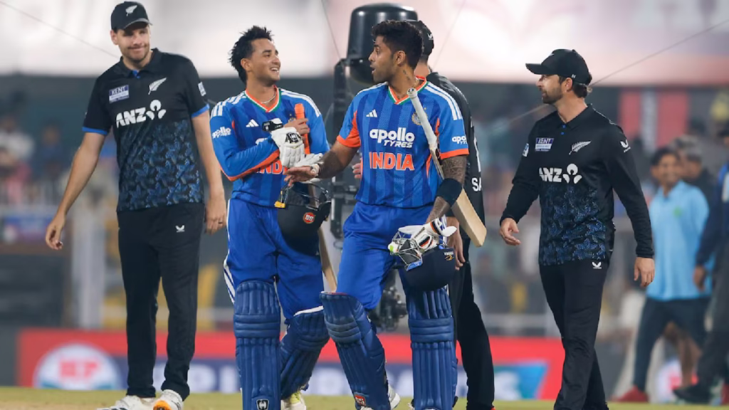 IND vs NZ: हर्षित ने लुटाए 54 रन, वाइजैग में न्यूजीलैंड के बल्लेबाजों का तूफान, भारत के सामने 216 रन का लक्ष्य IND vs NZ: हर्षित ने लुटाए 54 रन, वाइजैग में न्यूजीलैंड के बल्लेबाजों का तूफान, भारत के सामने 216 रन का लक्ष्य