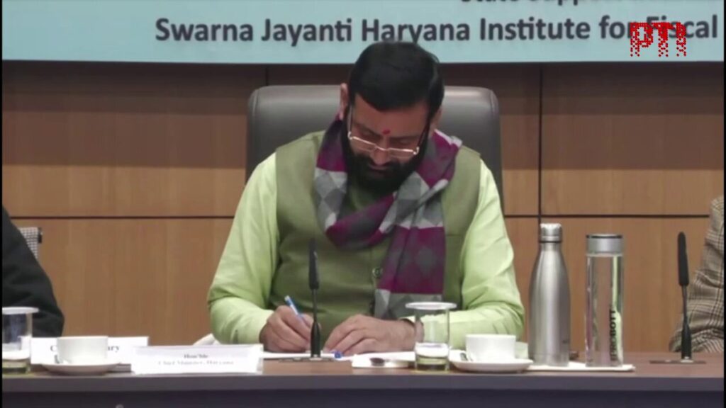 पंचकूला में ज्ञानसेतु MoU एक्सचेंज कार्यक्रम, मुख्यमंत्री नायब सिंह सैनी ने किया ‘नीव पोर्टल’ का शुभारंभ