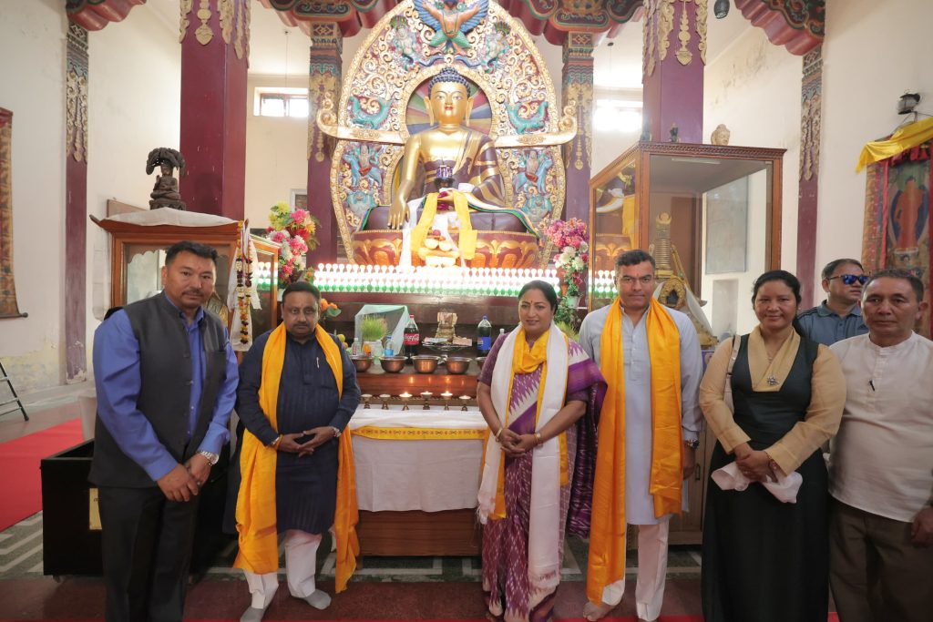 मोनेस्ट्री मार्केट–लद्दाख बुद्ध विहार के बीच फुट ओवर ब्रिज का शिलान्यास, रिंग रोड पर ट्रैफिक होगा सुगम
