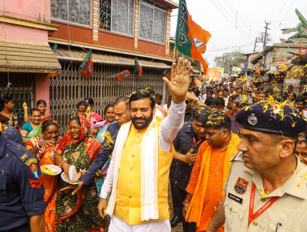 परिवर्तन संकल्प यात्रा में बोले नायब सिंह सैनी: स्वर्णिम और विकसित बंगाल के लिए जनता तैयार, भ्रष्टाचार के खिलाफ बदलाव का आह्वान