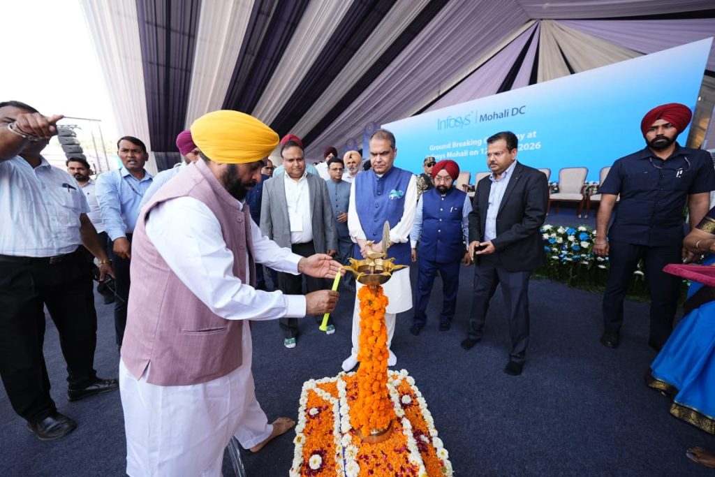 मोहाली में Infosys कैंपस विस्तार का शिलान्यास, ₹286 करोड़ निवेश से बनेंगे 2700 रोजगार