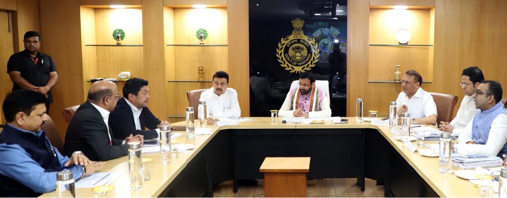 हरियाणा इंडस्ट्रियल पॉलिसी 2026: CM नायब सिंह सैनी की निवेशकों संग बैठक, 1000 करोड़ से 3000 करोड़ तक के बड़े निवेश प्रस्ताव