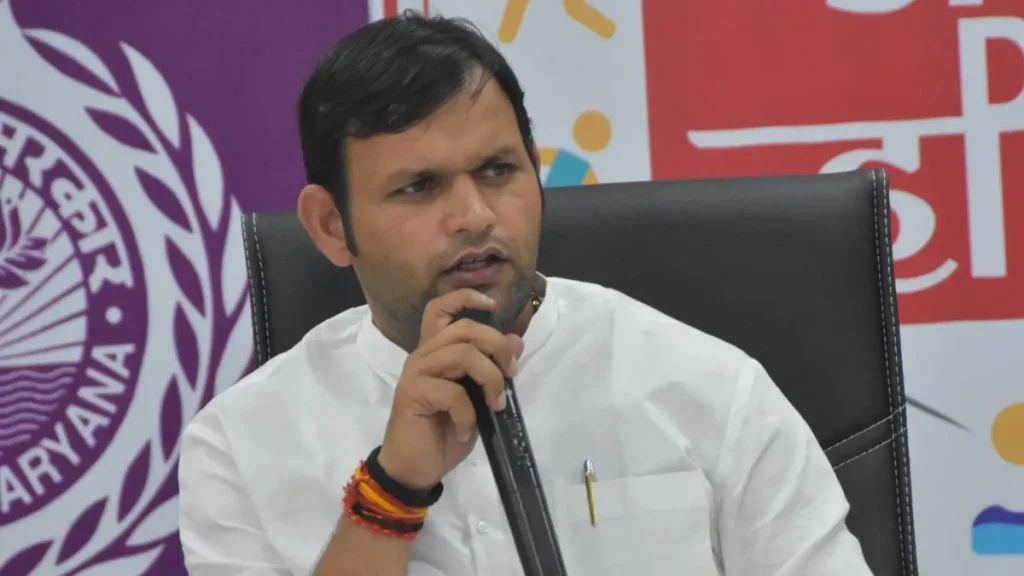 हरियाणा को ग्लोबल स्पोर्ट्स हब बनाने की तैयारी तेज: गौरव गौतम ने मनसुख मांडविया संग की अहम बैठक