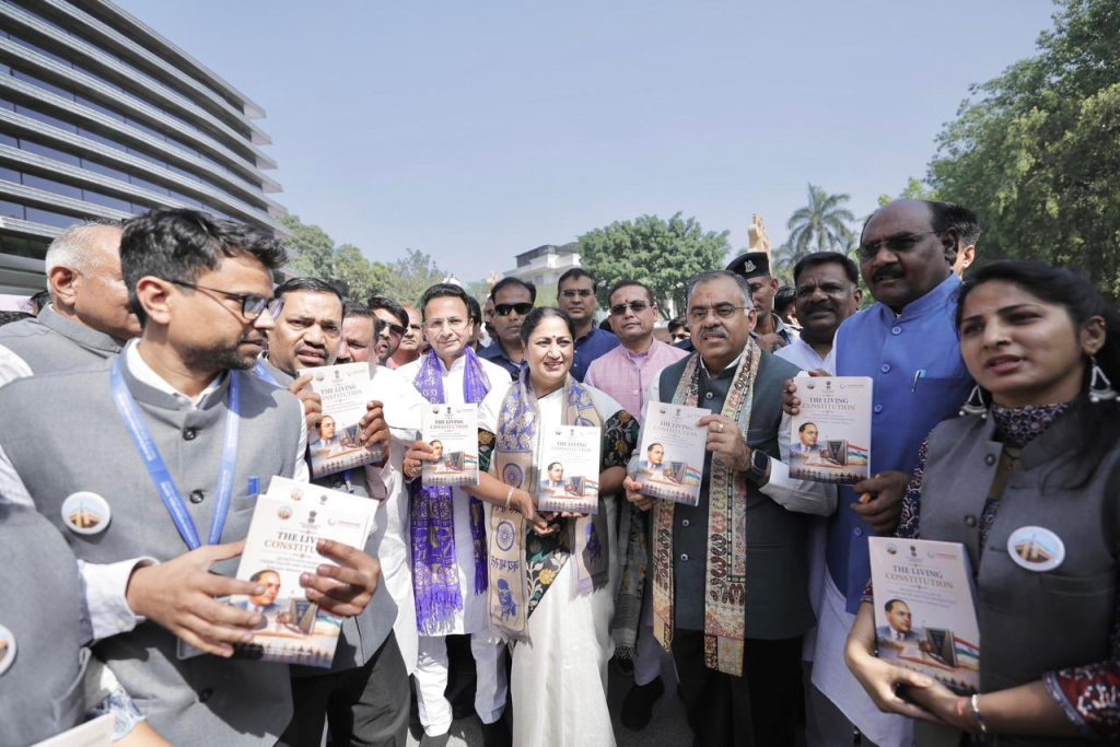 अंबेडकर जयंती पर दिल्ली में बाबा साहेब को श्रद्धांजलि, सामाजिक न्याय और समावेशी विकास पर सरकार का जोर
