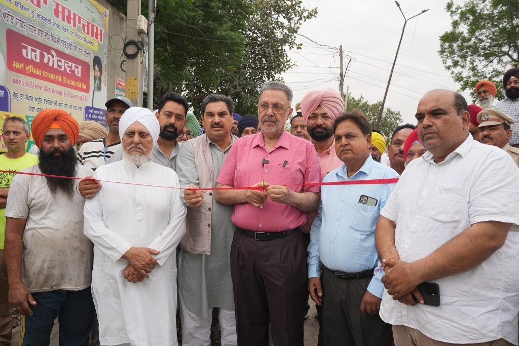 पटियाला में विकास को मिली रफ्तार: 28 लाख की सड़क परियोजना का शिलान्यास, बाढ़ सुरक्षा कार्यों की भी समीक्षा