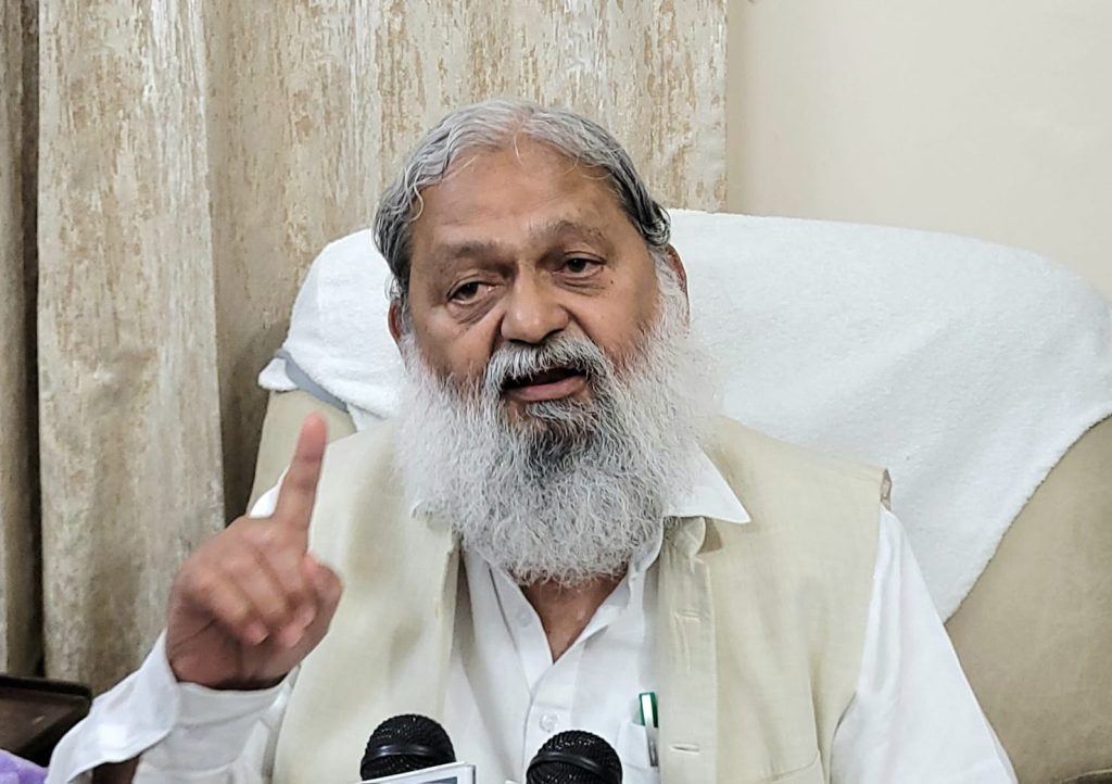 भाजपा की जीत पर अनिल विज का बड़ा बयान: “जनता ने काम करने वाली पार्टी को चुना, अब पंजाब में भी खिलेगा कमल”