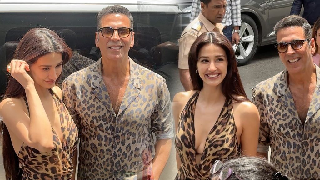 Welcome to the Jungle: अक्षय कुमार और दिशा पाटनी का एनिमल प्रिंट ट्विनिंग लुक वायरल, प्रमोशन इवेंट में दिखी शानदार केमिस्ट्री