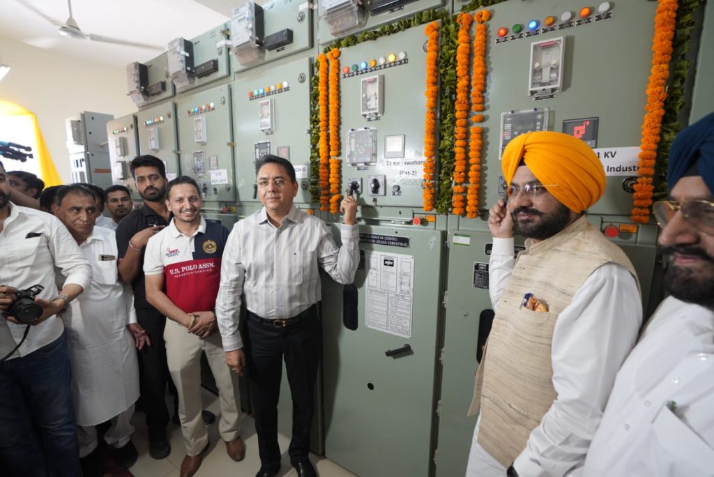 मुबारकपुर में 66KV सब-स्टेशन का उद्घाटन, अमन अरोड़ा और तरुणप्रीत सोंद ने किया शुभारंभ, बिजली आपूर्ति होगी बेहतर