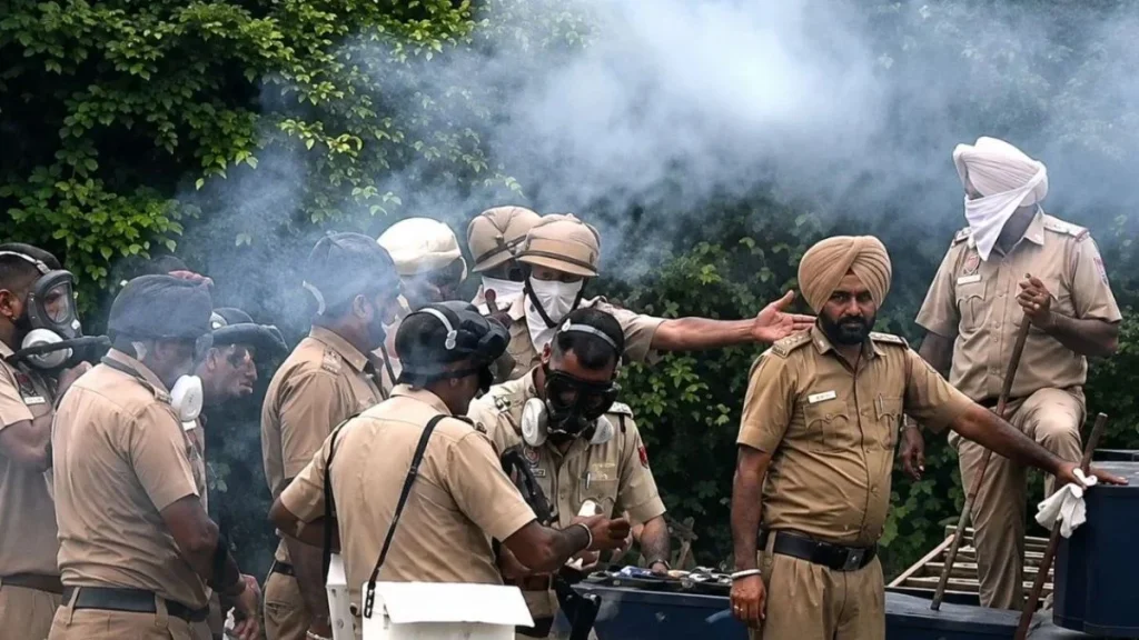 21 अगस्त पंजाब बंद के दौरान बाजार और सड़कों पर सुरक्षा व्यवस्था