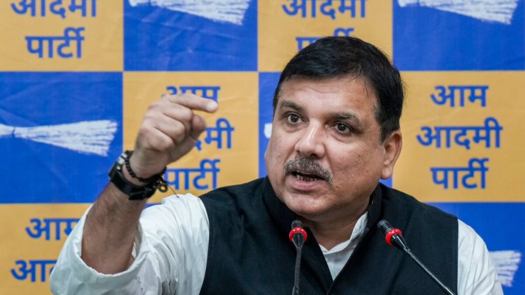 AAP सांसद संजय सिंह ने उठाया बच्चों पर कथित कार्रवाई का मुद्दा, गृह मंत्री से जवाब की मांग AAP सांसद संजय सिंह ने उठाया बच्चों पर कथित कार्रवाई का मुद्दा, गृह मंत्री से जवाब की मांग