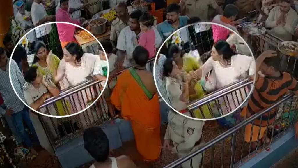 मंदिर के गर्भगृह में प्रवेश को लेकर विवाद, बीजेपी विधायक की बेटी और महिला पुलिसकर्मी में थप्पड़बाजी