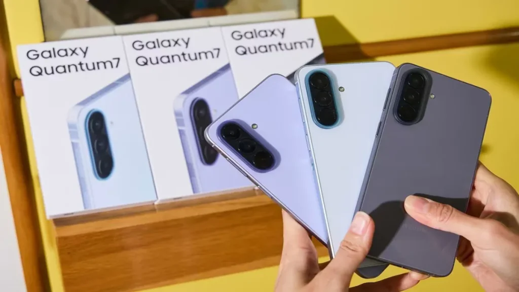 Samsung Galaxy Quantum 7 हुआ लॉन्च: 50MP कैमरा, 5000mAh बैटरी और IP68 से लैस Samsung Galaxy Quantum 7 हुआ लॉन्च: 50MP कैमरा, 5000mAh बैटरी और IP68 से लैस