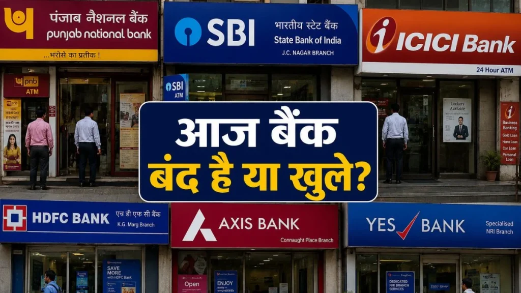 Bank Holiday Today: 26 अगस्त को बैंक बंद हैं या खुले? ब्रांच जाने से पहले चेक करें छुट्टी की लिस्ट Bank Holiday Today: 26 अगस्त को बैंक बंद हैं या खुले? ब्रांच जाने से पहले चेक करें छुट्टी की लिस्ट