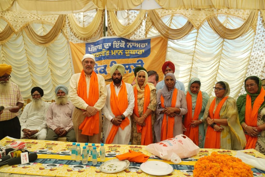 ग्रामीण पटियाला में बलबीर सिंह का जनसंवाद, धनेड़ा समेत तीन गांवों में सुनीं लोगों की समस्याएं