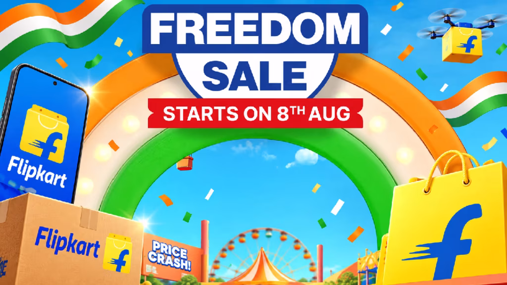 Flipkart Freedom Sale: iPhone 17 से Nothing और Vivo तक, प्रीमियम स्मार्टफोन्स पर मिल रही बड़ी छूट, देखें टॉप डील्स Flipkart Freedom Sale: iPhone 17 से Nothing और Vivo तक, प्रीमियम स्मार्टफोन्स पर मिल रही बड़ी छूट, देखें टॉप डील्स