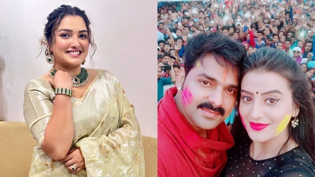 आम्रपाली दुबे ने अक्षरा सिंह को लेकर खोला राज, बोलीं- पवन सिंह की शादी के दिन उनसे लड़ी थी