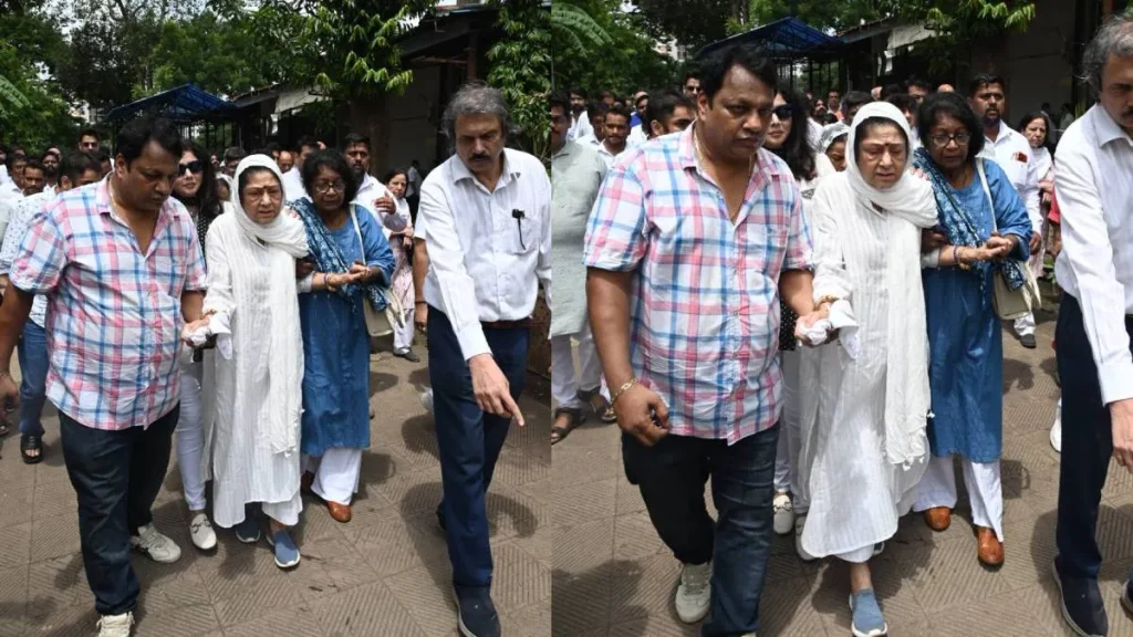 कुकू कोहली के निधन से सदमे में अरुणा ईरानी, अंतिम संस्कार में भावुक दिखीं एक्ट्रेस