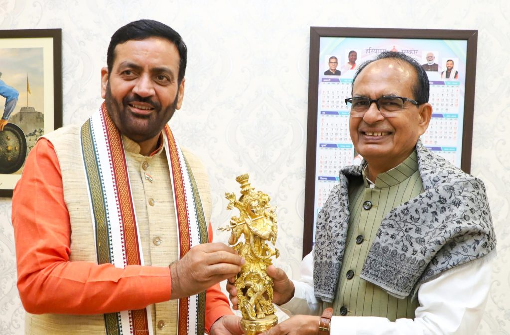चंडीगढ़ में केंद्रीय मंत्रियों से मिले मुख्यमंत्री नायब सिंह सैनी, विभिन्न विषयों पर हुई सार्थक चर्चा