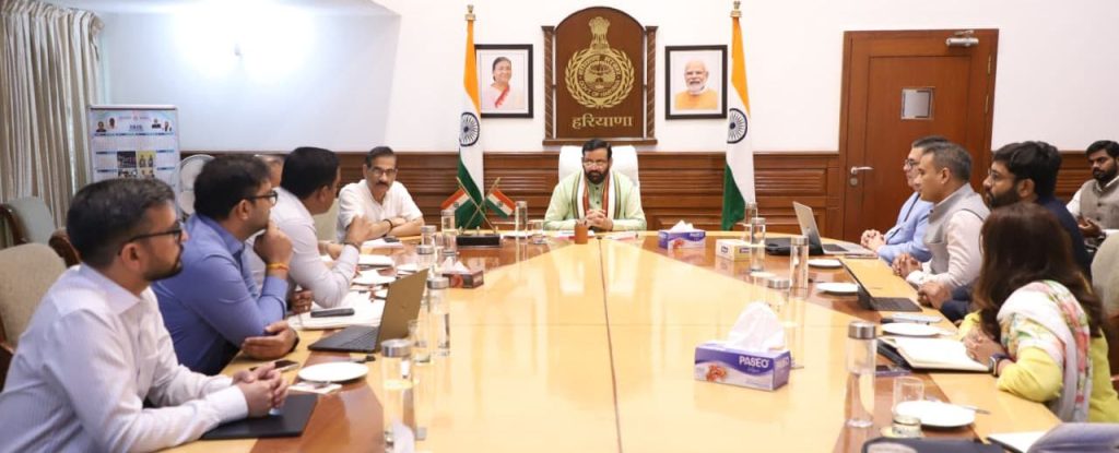 मुख्यमंत्री नायब सिंह सैनी ने वर्ल्ड बैंक प्रतिनिधिमंडल से की मुलाकात, AI और डिजिटल गवर्नेंस पर हुई चर्चा