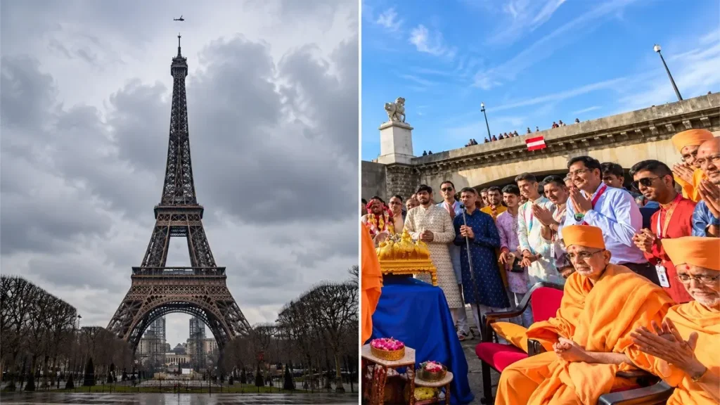 Eiffel Tower Controversy: BAPS प्रतिनिधिमंडल के दौरे के बाद बवाल, महिला कर्मचारियों को हटाने पर कर्मचारियों की हड़ताल से बंद हुआ एफिल टावर Eiffel Tower Controversy: BAPS प्रतिनिधिमंडल के दौरे के बाद बवाल, महिला कर्मचारियों को हटाने पर कर्मचारियों की हड़ताल से बंद हुआ एफिल टावर