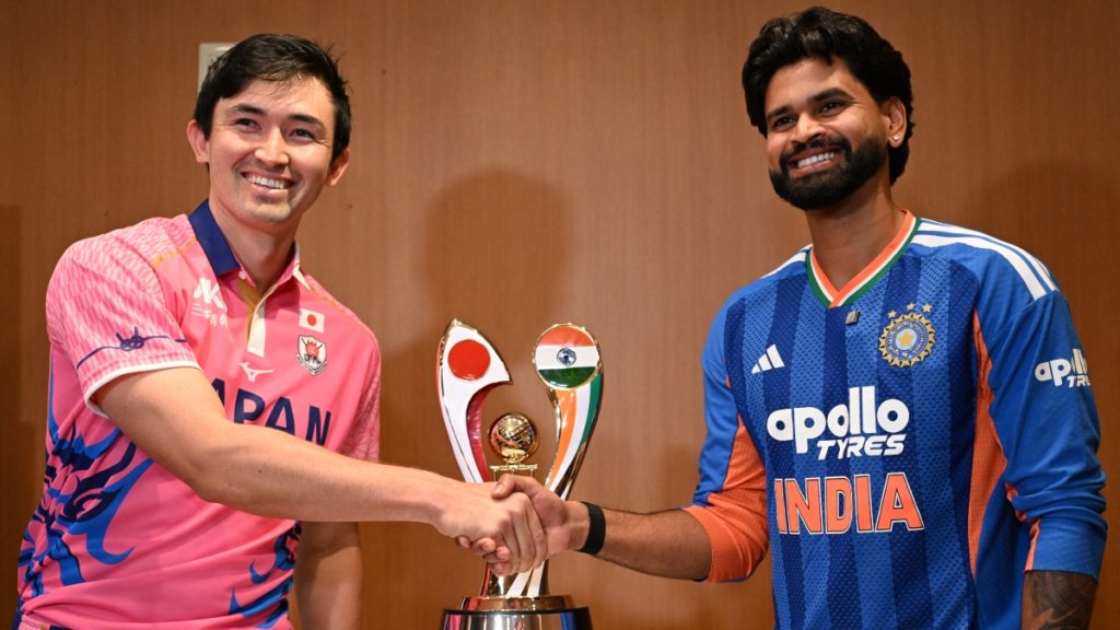 IND vs JPN T20I: बारिश ने डाला खलल, भारत-जापान के ऐतिहासिक मुकाबले पर टिकी नजरें IND vs JPN T20I: बारिश ने डाला खलल, भारत-जापान के ऐतिहासिक मुकाबले पर टिकी नजरें