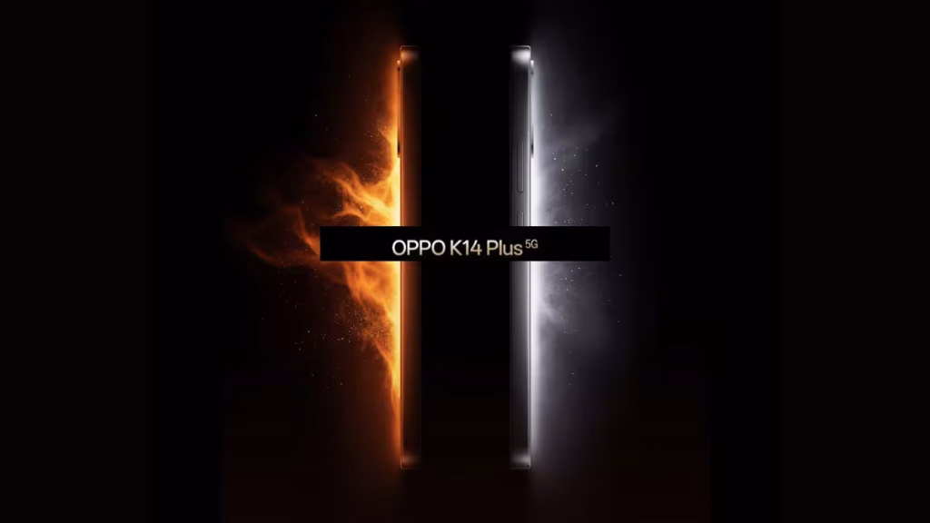 OPPO K14 Plus 5G: लॉन्च से पहले रिटेल बॉक्स लीक, 3600 निट्स डिस्प्ले और बड़े वेपर चैंबर की जानकारी OPPO K14 Plus 5G: लॉन्च से पहले रिटेल बॉक्स लीक, 3600 निट्स डिस्प्ले और बड़े वेपर चैंबर की जानकारी