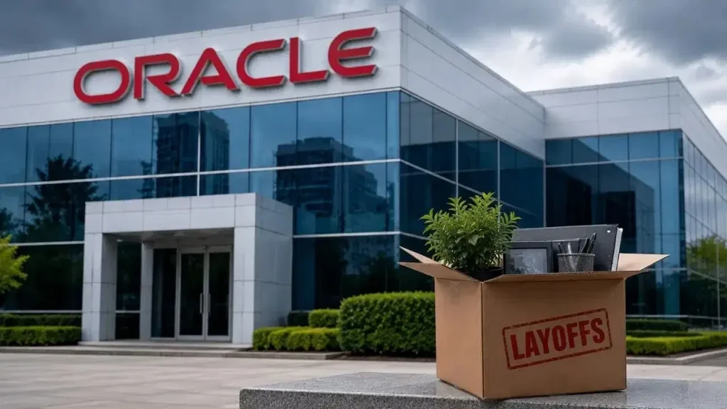 Oracle Layoff 2026: सुबह 6 बजे कर्मचारियों को मिला नौकरी जाने का ईमेल, AI निवेश के बीच बड़ी छंटनी Oracle Layoff 2026: सुबह 6 बजे कर्मचारियों को मिला नौकरी जाने का ईमेल, AI निवेश के बीच बड़ी छंटनी