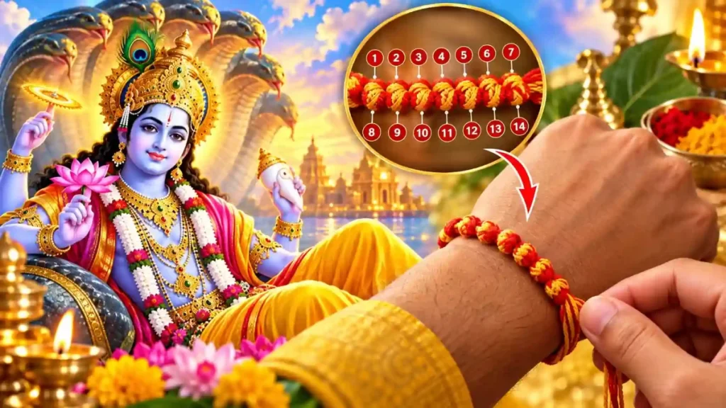 अनंत चतुर्दशी 2026: अनंत चतुर्दशी पर 14 संख्या का क्यों है खास महत्व? जानें 14 गांठ वाले सूत्र का रहस्य