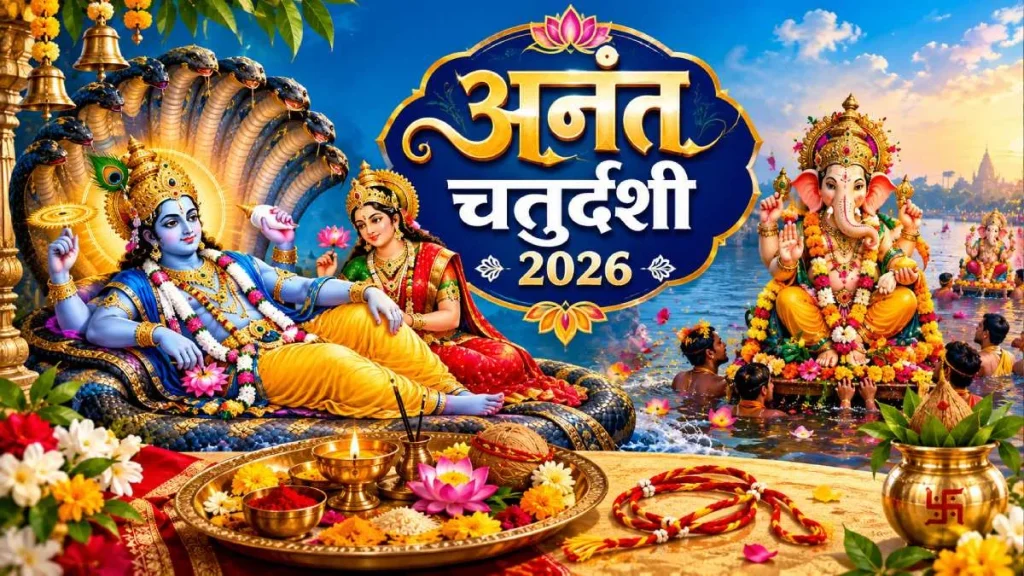 अनंत चतुर्दशी 2026: अनंत सूत्र क्यों बांधा जाता है? अनंत चतुर्दशी पर 14 गांठ वाले धागे का क्या है महत्व, जानें धार्मिक मान्यता