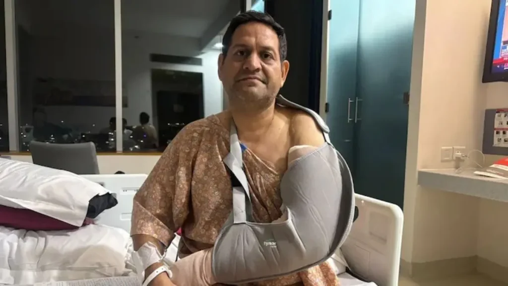 पार्किंग विवाद में पूर्व वायुसेना अधिकारी पर हमला, लोहे की रॉड से सिर और हाथ पर किया वार पार्किंग विवाद में पूर्व वायुसेना अधिकारी पर हमला, लोहे की रॉड से सिर और हाथ पर किया वार