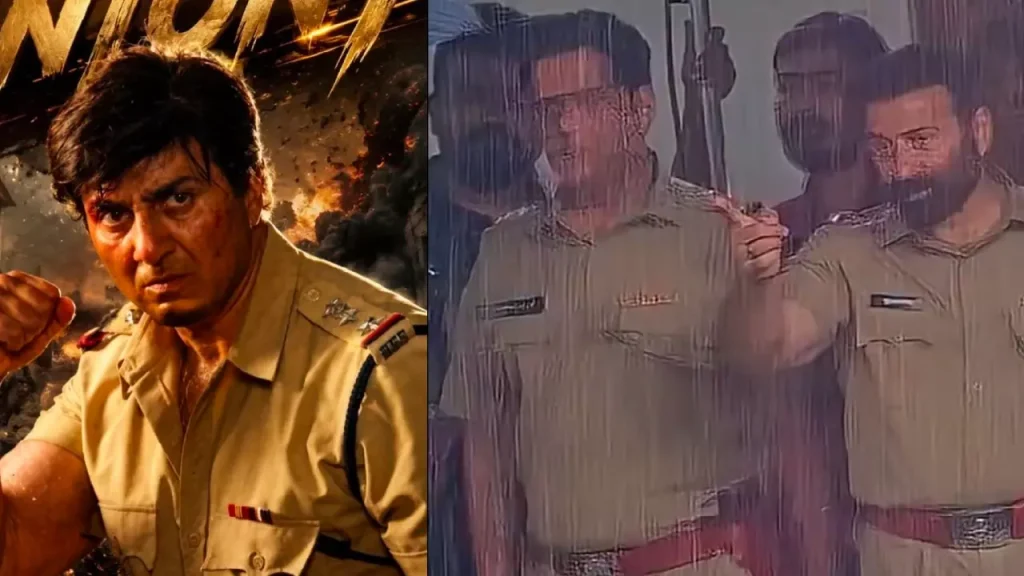 पुलिस ऑफिसर के दमदार अवतार में नजर आए सनी देओल, वायरल हुआ लीक लुक