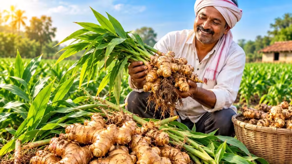 अदरक की खेती कैसे करें? जानें उन्नत किस्में, बुवाई का सही समय, खाद, सिंचाई और उपज अदरक की खेती कैसे करें? जानें उन्नत किस्में, बुवाई का सही समय, खाद, सिंचाई और उपज