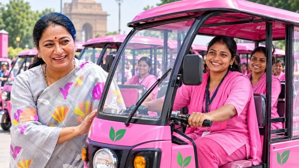 दिल्ली दुर्गा योजना 2026: महिलाओं और ट्रांसजेंडर्स को मिलेंगे 1,300 ई-ऑटो, सरकार ने लॉन्च किया पोर्टल दिल्ली दुर्गा योजना 2026: महिलाओं और ट्रांसजेंडर्स को मिलेंगे 1,300 ई-ऑटो, सरकार ने लॉन्च किया पोर्टल