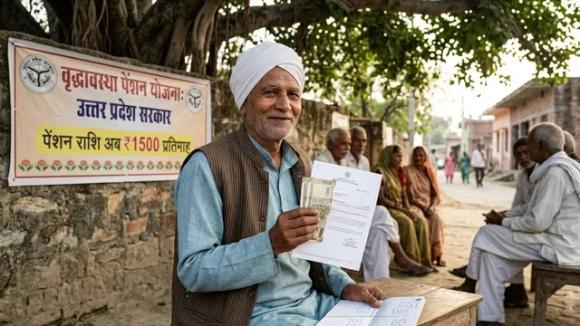 बुजुर्गों के लिए बड़ी खुशखबरी! यूपी में वृद्धावस्था पेंशन बढ़कर ₹1,500, जानें किसे मिलेगा लाभ बुजुर्गों के लिए बड़ी खुशखबरी! यूपी में वृद्धावस्था पेंशन बढ़कर ₹1,500, जानें किसे मिलेगा लाभ