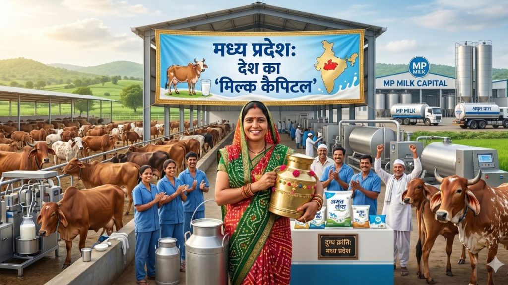 मुख्यमंत्री मोहन यादव का बड़ा ऐलान, मध्यप्रदेश में बढ़ेगा दूध उत्पादन; 208 क्षेत्रों में बनेंगे वृंदावन ग्राम
