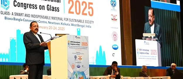 प्रौद्योगिकी राज्य मंत्री डॉ. जितेंद्र सिंह ने अंतर्राष्ट्रीय कांच कांग्रेस का उद्घाटन किया
