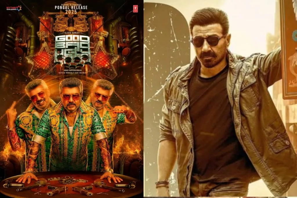 Box Office Collection: अजित कुमार ने सनी देओल को छोड़ दिया पीछे, गुड बैड अग्ली ने जाट से तीन गुना अधिक कमाई की।