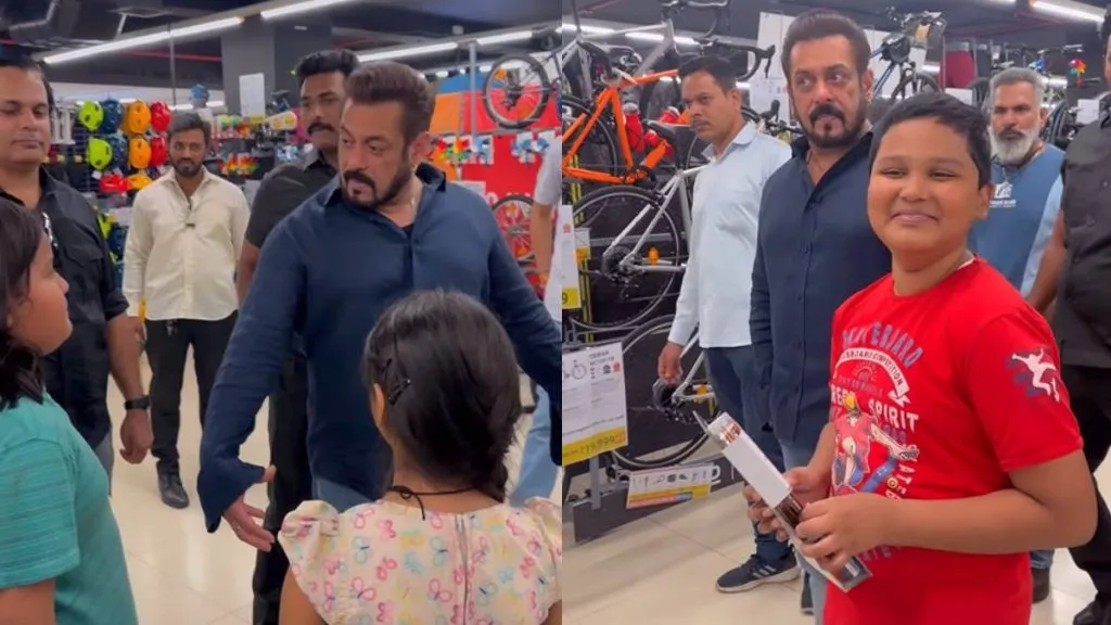 Salman Khan ने एक बच्चे को गिफ्ट की साइकिल, वीडियो वायरल