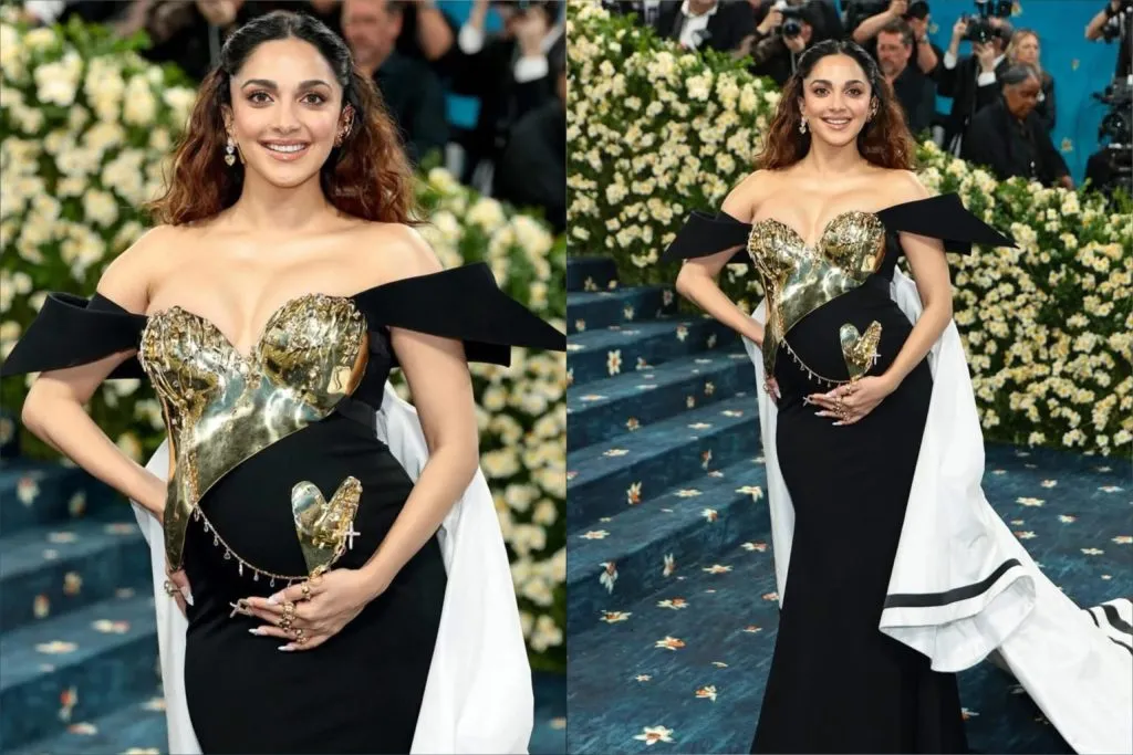 Met Gala 2025: ब्लैक-गोल्डन आउटफिट में कियारा ने मेट गाला में अपनी सुंदरता का जलवा दिखाया, एक्ट्रेस ने बेबी बंप भी किया फ्लॉन्ट