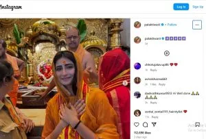 Palak Tiwari मां श्वेता तिवारी और भाई के साथ शिरडी पहुंचकर किए साईं बाबा के दर्शन